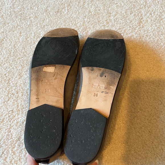 Taryn Rose Barika Sparkle Suede Flats 38 *Made in Italy* - Picture 6 of 8